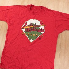 vtg 1988 St Louis Cardinals usa single stitch t-shirt MEDIUM baseball 80s mlb