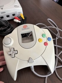 Sega Dreamcast console tested and working with cords and controller