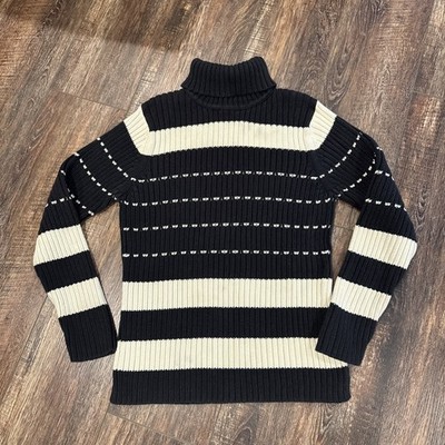 Vintage Jeanne Pierre Knitted Chunky Sweater 90 s Y2K Style Size L