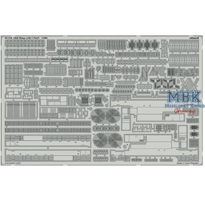 EDUARD ED53318 USS Wasp LHD-1 part 1 1/350