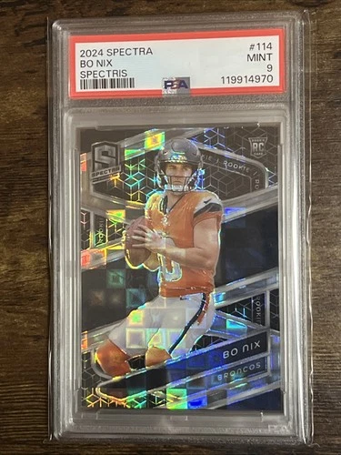 2024 Panini Spectra - Rookies Bo Nix #114 Spectris Prizm /30 (RC)