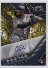 2023 Chrome Black Gold Mini-Diamond Refractor 29/50 Canaan Smith-Njigba Auto 3c2