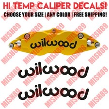 Wilwood Brake Caliper Decal Sticker Hi Temp Vinyl Decal Sticker - PAIR