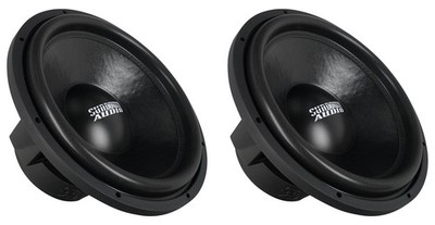 2) Sundown Audio SA-15 D2 Classic 15'' 1000w RMS Subwoofers DVC 2-Ohm SW-SACL15D2