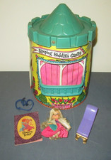 Vintage Liddle Kiddle Complete Sleeping Beauty Biddle Castle Set Little Booklet