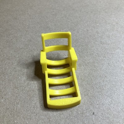 VINTAGE Fisher Price Little People Yellow Lounge Chair