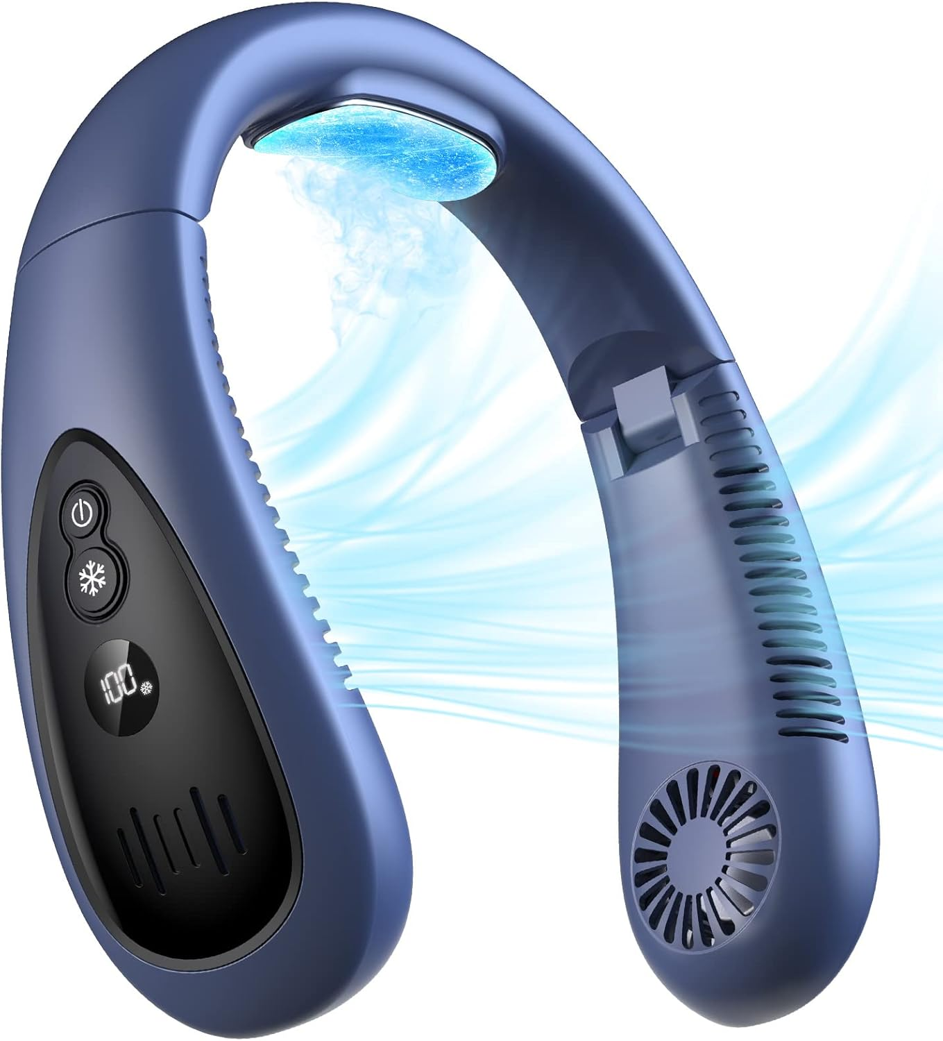 Neck Air Conditioner Portable Neck Fan 360 Cooling Bladeless USB Foldable 5000mA