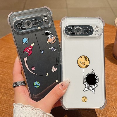 For Google Pixel 9 Pro XL 9 Pro 9A 9 Cute Astronaut Pattern Soft TPU Case Cover
