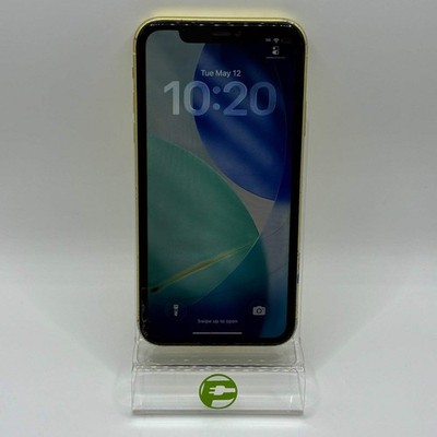 Broken Unlocked Apple iPhone 11 64GB 26.4.1 MWLA2LL/A Read