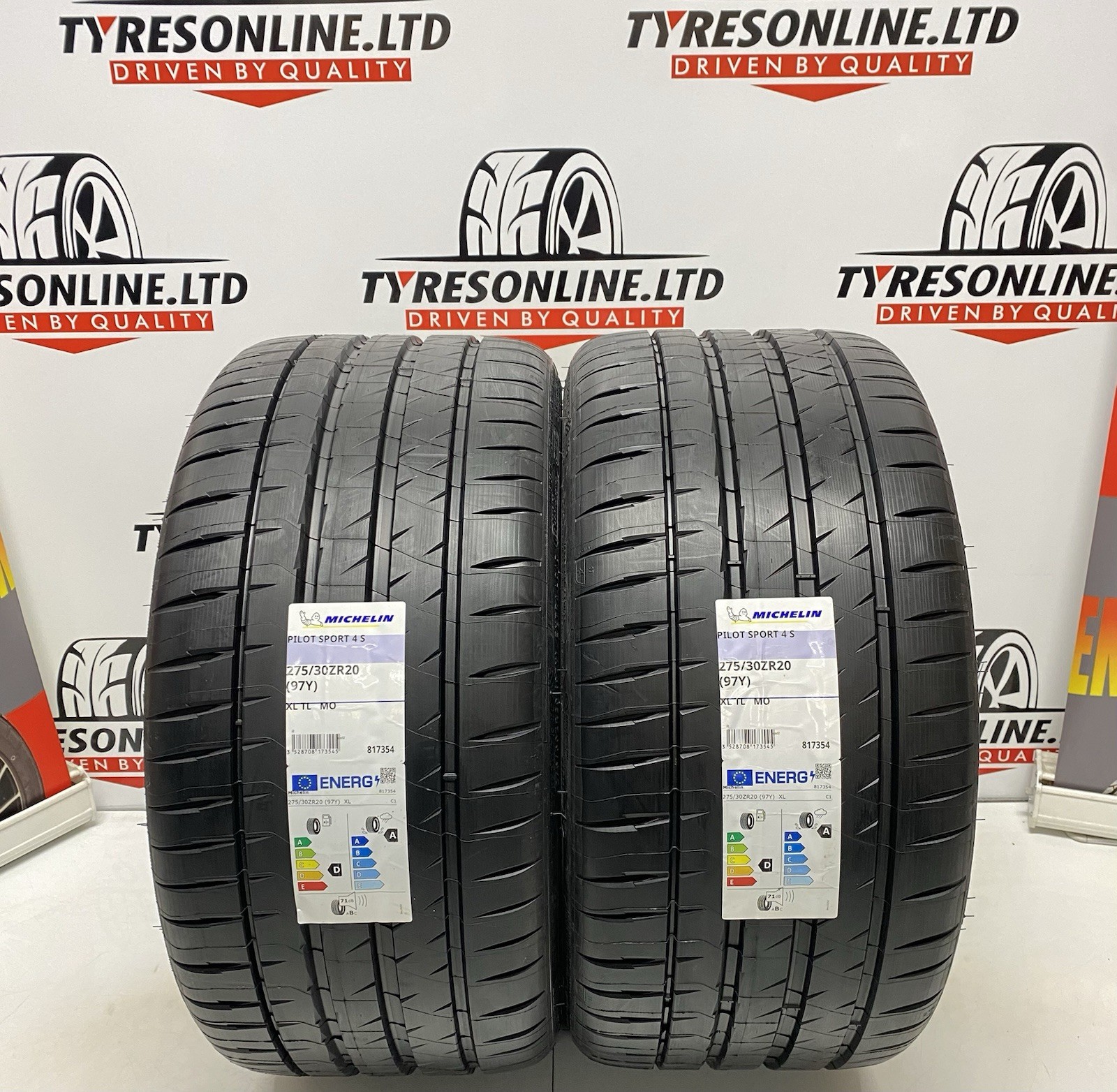 2 X 275 30 20 MICHELIN PILOT SPORT 4S 97Y XL TL MO 275/30R20 BRAND NEW TYRES