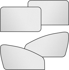 Magnetic Car Front  Rear Window Sun Shade, Full Blackout Auto Side Window Cover