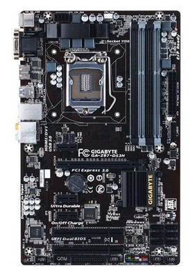 Gigabyte GA-Z87-DS3H Rev.1.1 Intel Z87 Mainboard ATX Sockel 1150   #37420