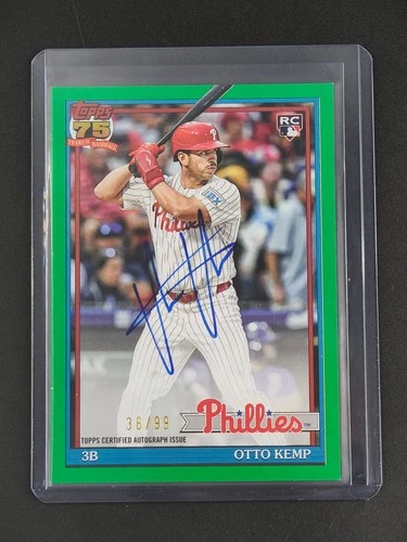 2026 Topps Series 1 Otto Kemp 1991 Topps Baseball Autographs (RAW)