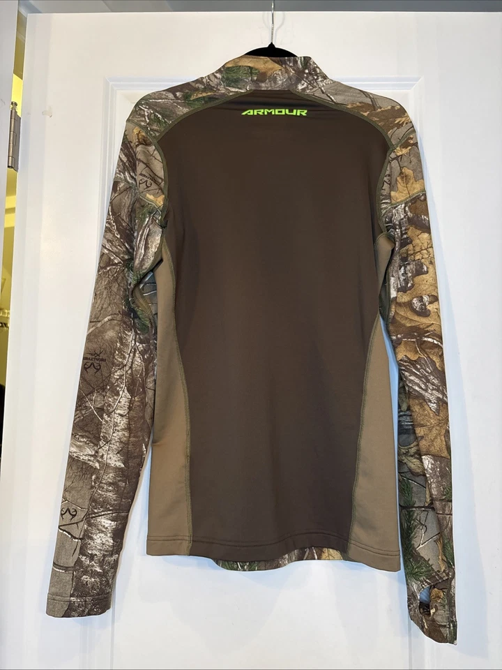Under Armour Fitted ColdGear RealTree Camo Long Sleeve Shirt Medium - Image 2 of 4