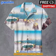Yes Rock Band Short Sleeve Music Hawaiian Shirt