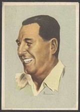 Tarjeta Arte Firmada Juan Domingo Perón Argentina Peronismo Tamaño 5 1/2" x 4" Aprox