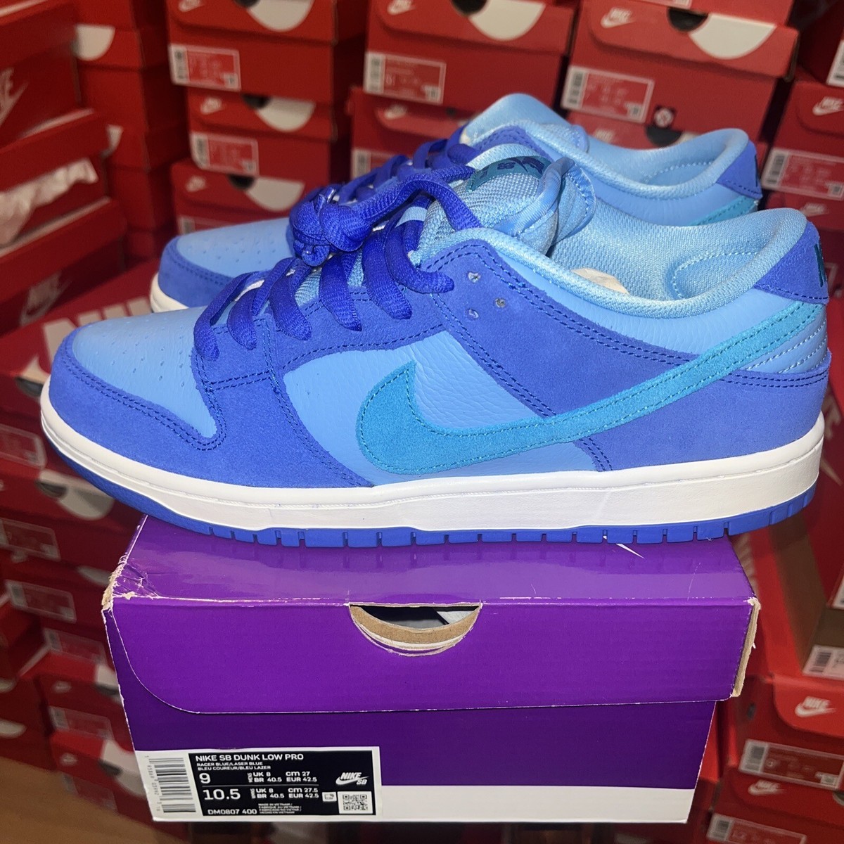 NIKE SB DUNK LOW PRO “Blue Raspberry” Dunk Low Pro SB 'Fruity Pack Blue Raspberry' - Nike - DM0807
