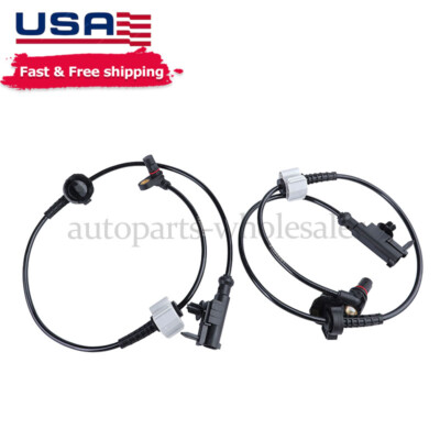 2 x ABS Wheel Speed Sensor Front For 07-12 Chevrolet Silverado 1500, GMC Yuko