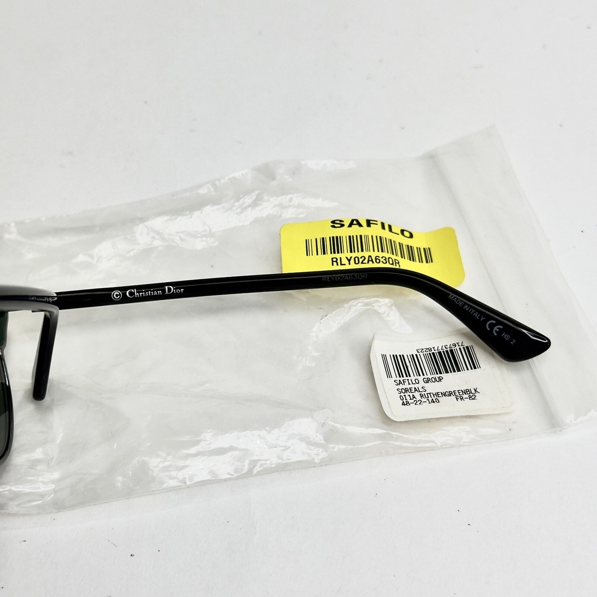 CHRISTIAN DIOR SO REAL Ruthenium Green Silver Mirror Sunglass