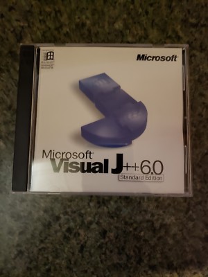  Microsoft Visual J + +  6.0 Standard Edition - cd key in the back