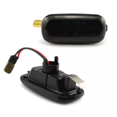 2x LED SEITENBLINKER BLINKER SCHWARZ SMOKE FÜR AUDI A3 8P A4 B6 B7 8E A6 4F DHL - Bild 13 von 14