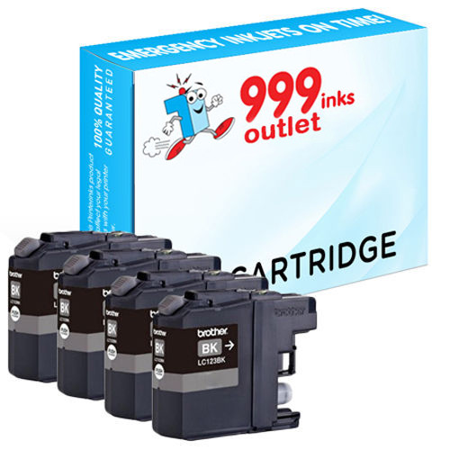 4 LC123BK Compatible Printer Ink for Brother MFCJ4410DW MFCJ4510DW MFCJ4110DW eBay