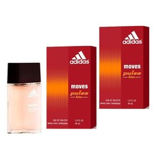 Lot of 2 Adidas Moves Pulse Him for Men 1.0 oz 30 ml EDT Spray Perfume cologne