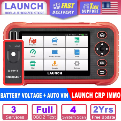 LAUNCH CRP IMMO Scanner Car Diagnostic Tool Key Learning Throttle Oil SAS Reset