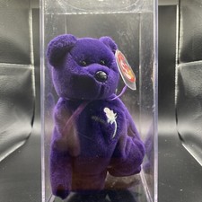 Ty Beanie Babies Princess Bear Toy Excellent Condition No Stains/Tears W/Case