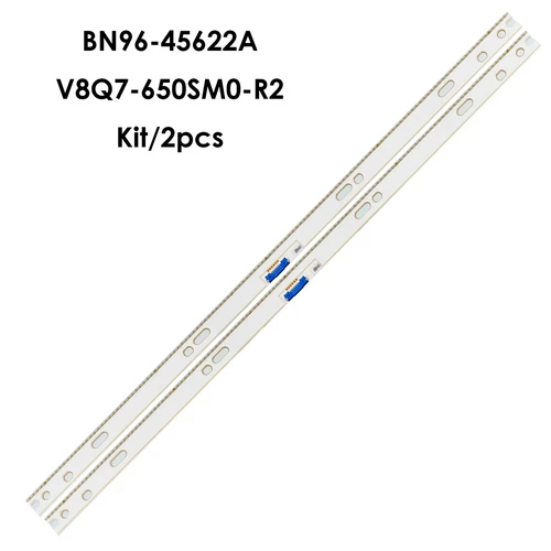 Kit/2pcs LED Strips For Samsung QN65Q75CNF QN65Q75FNF BN96-45622A V8Q7-650SM0-R2