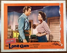 LONE GUN Original Movie Lobby Card Poster 1954 Pretty Dorothy Malone Western