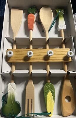Avon Gallery Originals 1984 Wooden Kitchen Utensils 