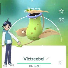 Pokemon GO ✨ Shiny Victreebel ✨ Legacy Move Magical Leaf - Trade