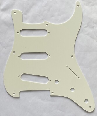 Guitar Pickguard For US Fender 57' 8 Screws Stratocaster Strat 1 Ply Parchment