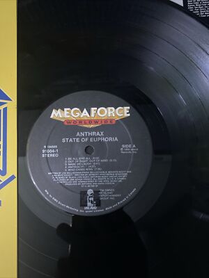 Anthrax Lp State Of Euphoria 1988 N. M Original Press | eBay