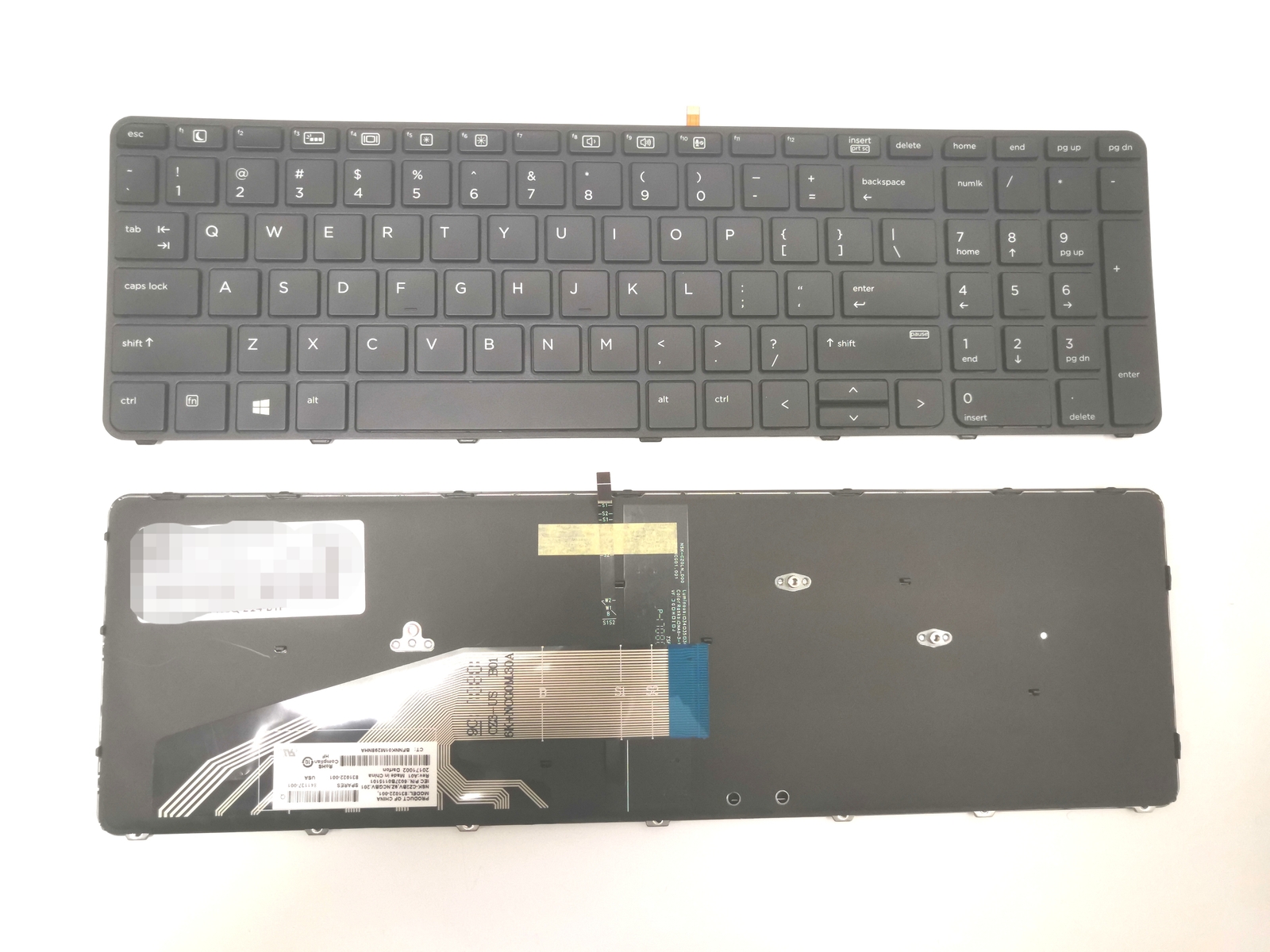 Nuova Tastiera Per HP ProBook 450 G3 G4/455 G3 G4 455 G3 G4 470 G3 470 G4 Cornice Nera Con Retroilluminazione No Point Us - Foto 10