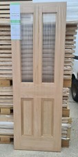 Oak Victorian 2 Light Unglazed FD30 Fire 🔥 Door 78 x 27" (1981 x 686 x 44mm)