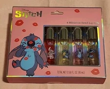 Taste Beauty - LILO & STITCH - Hibiscus Seed Lip Oil Set - 4 Flavored Lip Oils