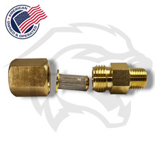 In-line Filter Brass 1/4" Carpet Cleaning Wands & Hoses Truckmount Portable