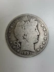 1902-O New Orleans Mint Silver Barber Half Dollar