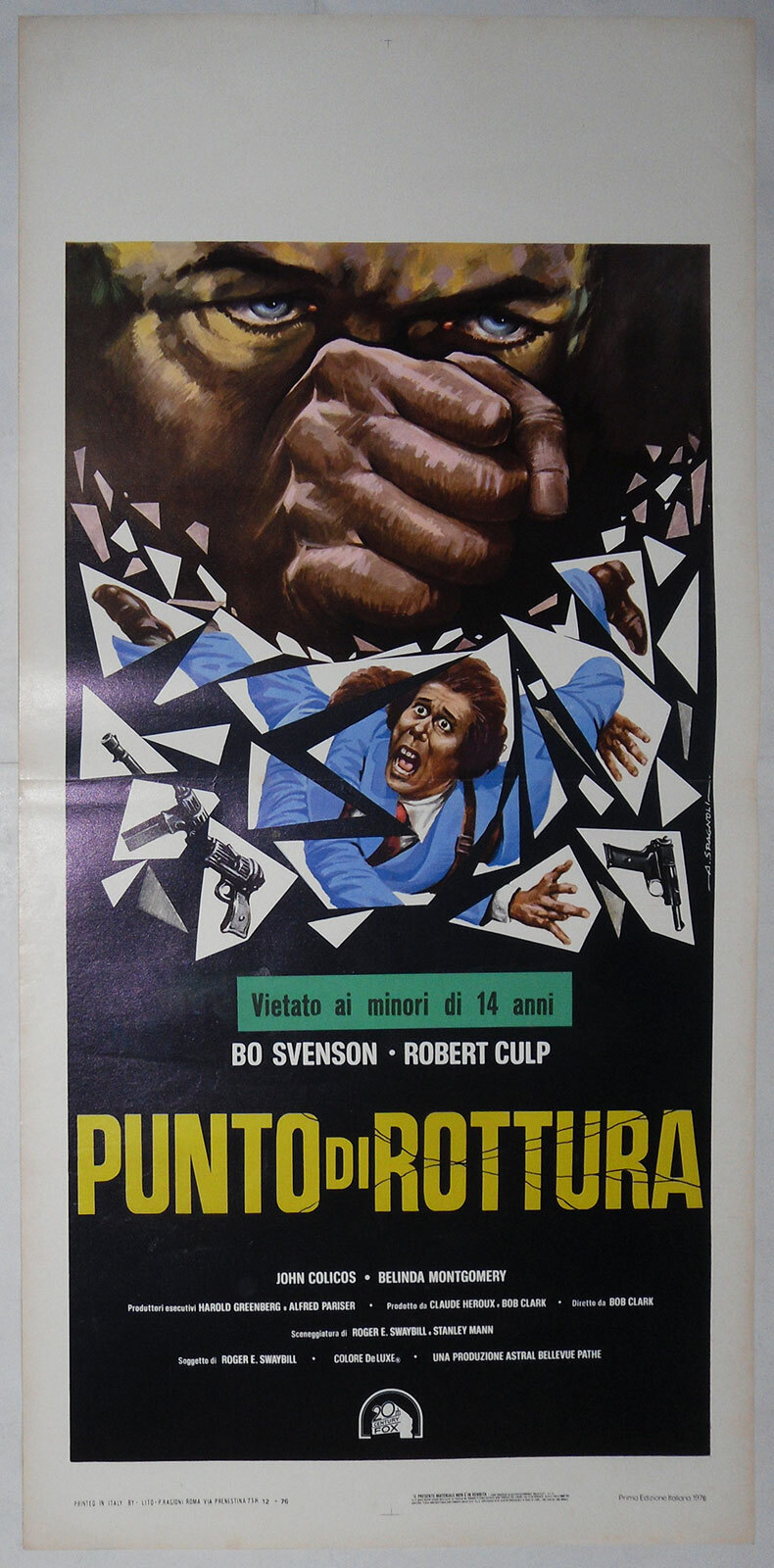 Locandina originale film Punto di rottura (1976) - Regia di Bob Clark