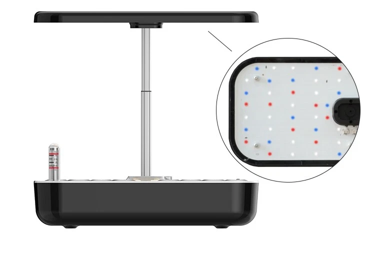 Indoor Hydrokultur Anzuchtsystem 12-Pod schwarz - Aeroponic Starter Kit - Bild 4 von 4