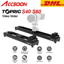 Accsoon TOPRIG S40 S60 Motorized Camera Slider Panoramic Time-lapse Photography