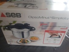 SEB Cocotte-Minute 6L, Induction, Autocuiseur acier inoxydable, Sécurité opti...