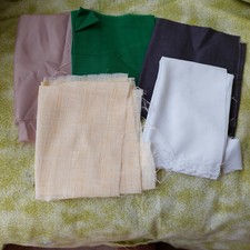 Joblot Fabric Cotton Remnants - see photos for sizes