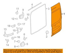 FORD OEM 15-23 E-Transit Back Door Door Components-Door Shell CK4Z6140010Y