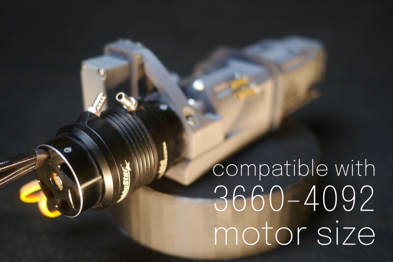 M-JET-35 Spray Pump Kit – 3D Printed Aluminum Alloy Paddle for RC