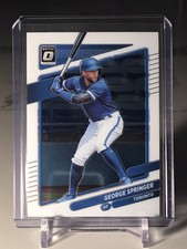 🔥⚾️🔥2021 Donruss Optic #165 George Springer BLUE JAYS - Free Shipping!