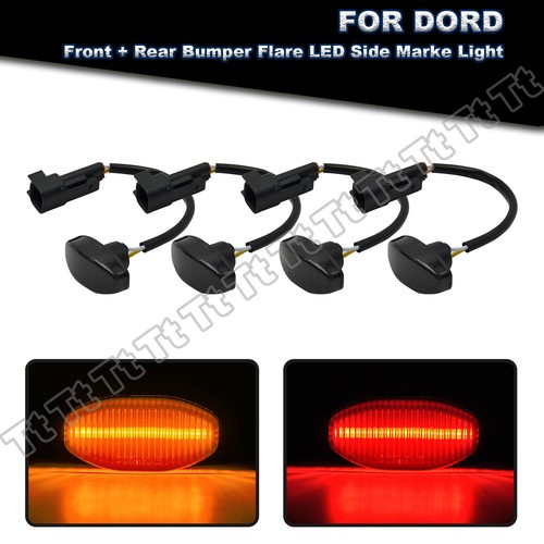 For 201014 Ford F150 Raptor SVT Front + Rear LED Side Marker Lights Smoked 4PCS eBay