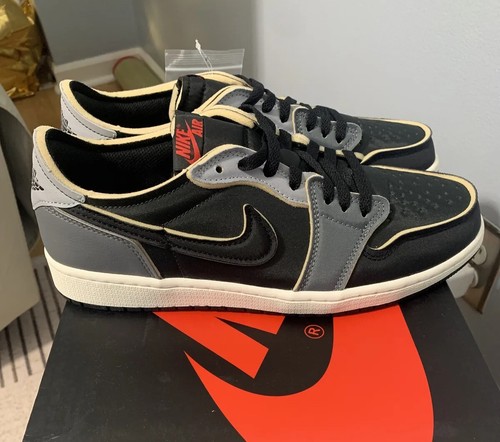 Nike Air Jordan 1 Retro Low OG EX Black Smoke Grey DV0982-006 Size 12 | eBay